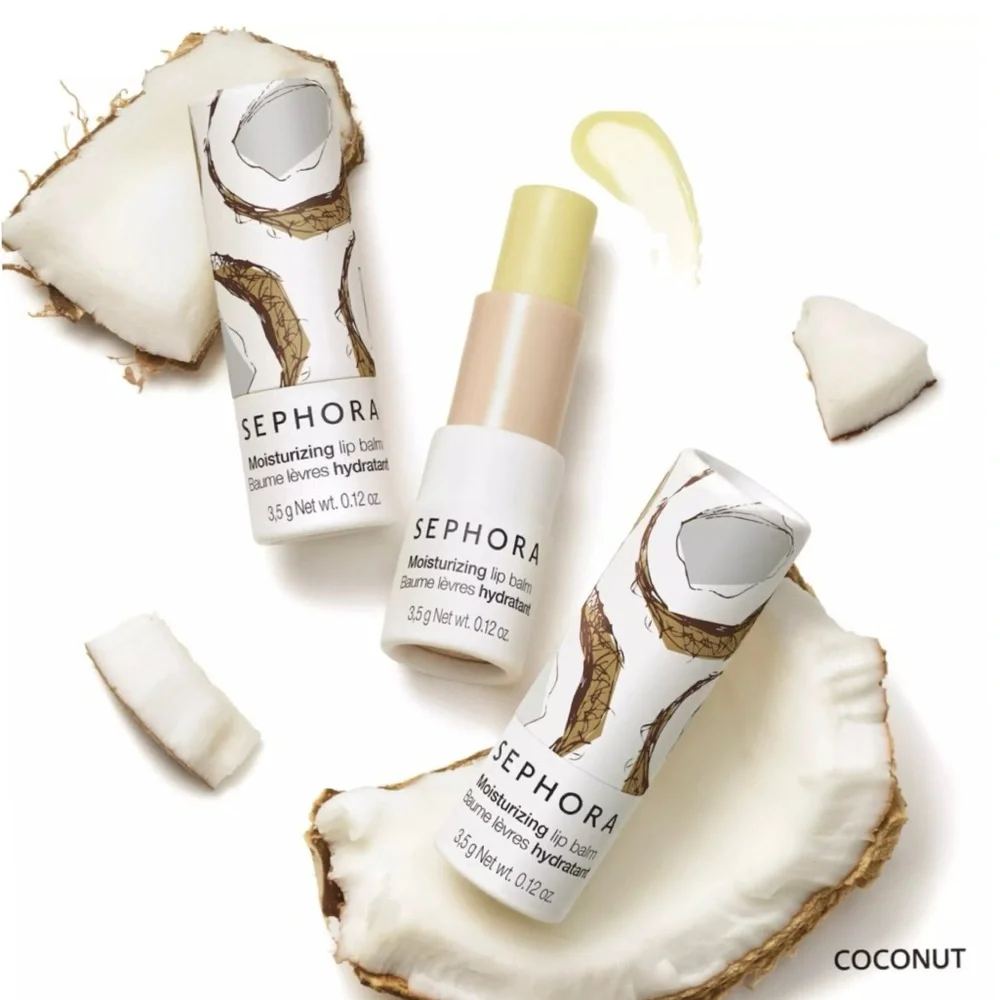Sephora Original Moisturizing Lip Balm- 8HR Hydrating Treatment (Coconut) (NWT)